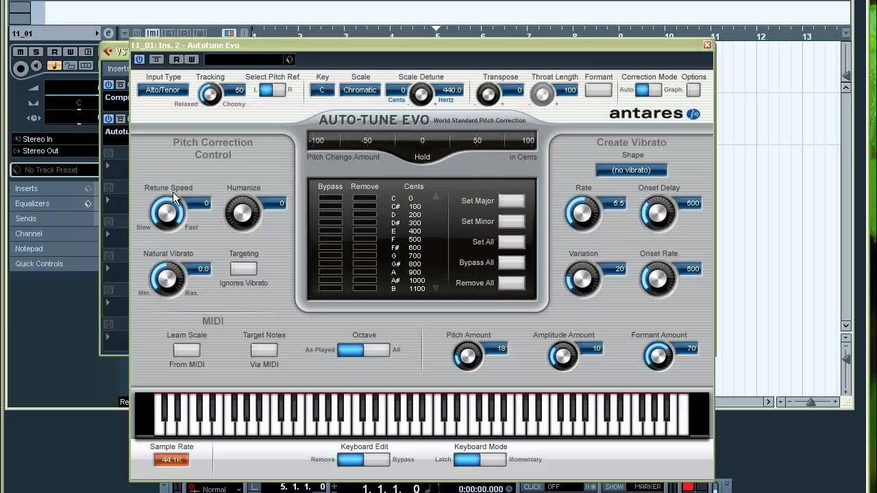 Auto tune efx. Cubase VST 5. Auto Tune EVO VST. VST плагины для кубейса. Antares Autotune EVO.