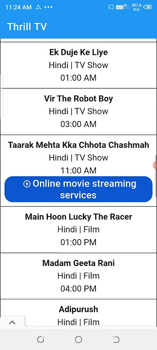 chumbak TV schedule