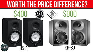 Neumann KH-80 vs Yamaha HS-5 Studio Monitor Review Shootout