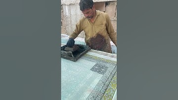 Block print patterns by hand #Crafting #FabricDesign