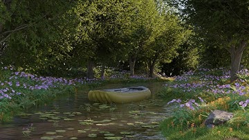 Create a Forest scene in Blender |Trees Addons while saving time