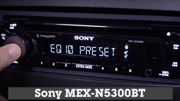 Sony MEX-N7300BD radio guide. install YouTube + review fitters - general