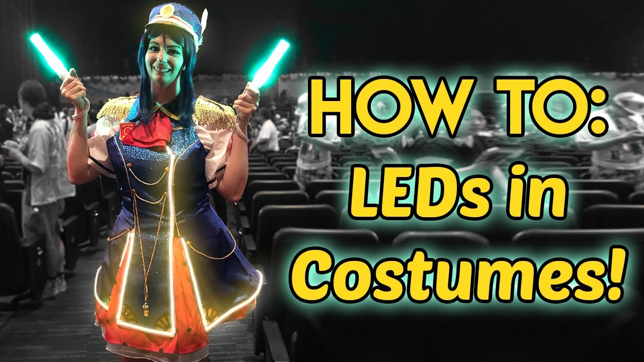 Adding lights to a cosplay