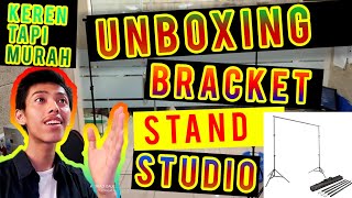 Bracket Stand 3m untuk Backdrop Foto Studio