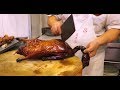 Hong Kong Street Food Chopping Chinese Roasted Goose in Sham Shui Po ????? ???