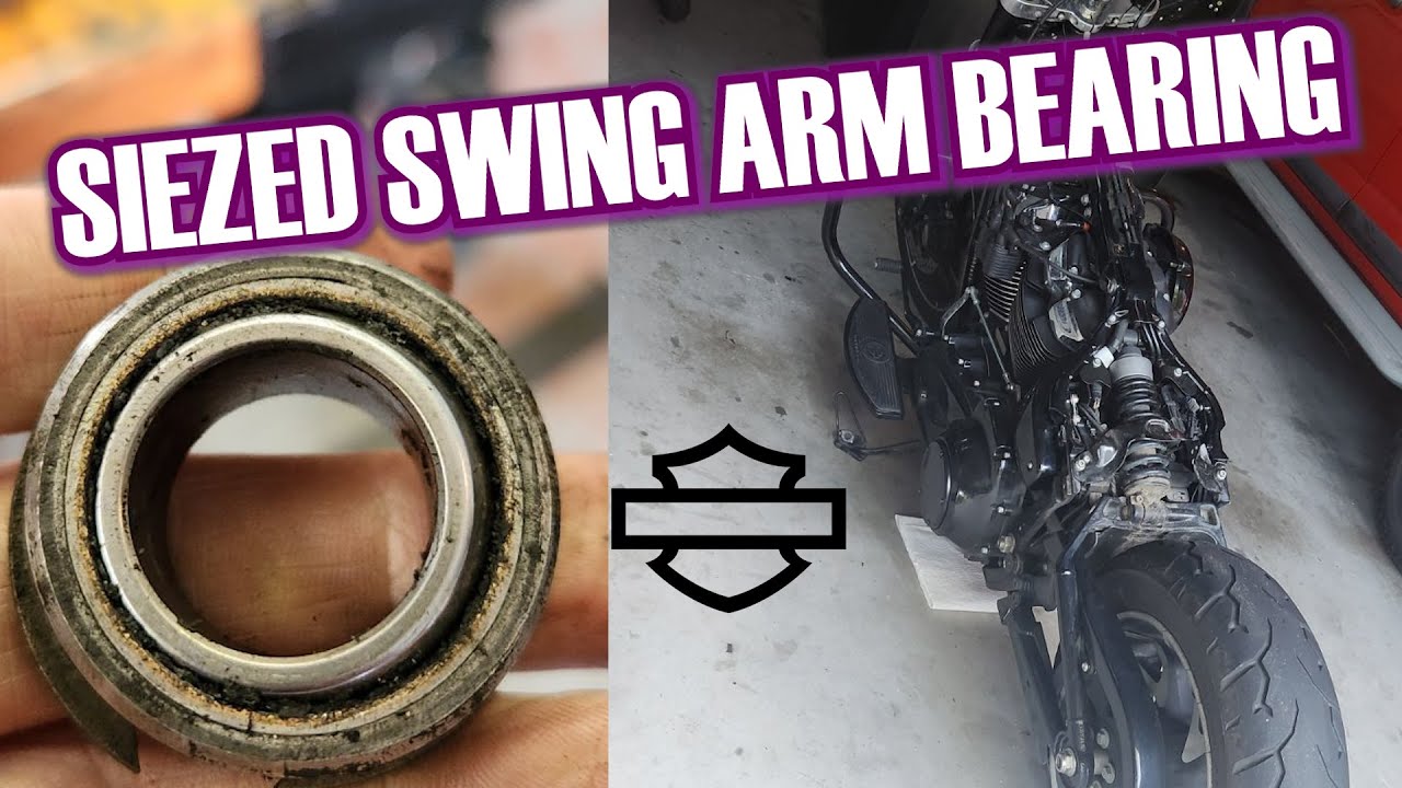 SWINGARM BEARING SIEZED on a HARLEY DAVIDSON YouTube
