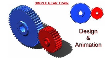 Solidworks Tutorial#48 | Design and motion analysis | Gear train mechanism.