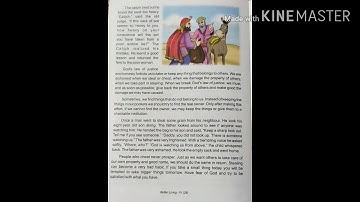 CLASS - IV , SUB - MORAL SCIENCE , CHAPTER - 9 HONEST AND JUST( WEEK - 32)