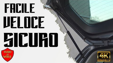 sostituzione pistoni portellone auto