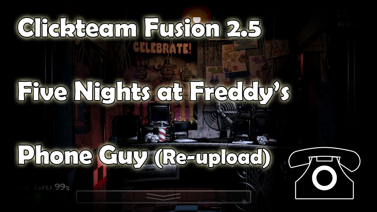 How To Make Five Nights at Freddy's Custom Night in Clickteam Fusion 2.5 