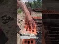 Perforated Brick Masonry Trick for Stronger Wall Bonding #Masonry #Brickwork #Construction