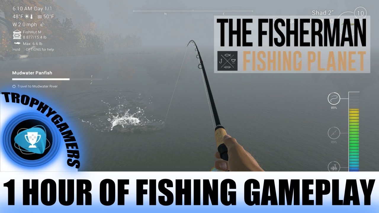 The Fisherman - Fishing Planet - 1 Hour of Fishing Gameplay Simulation 