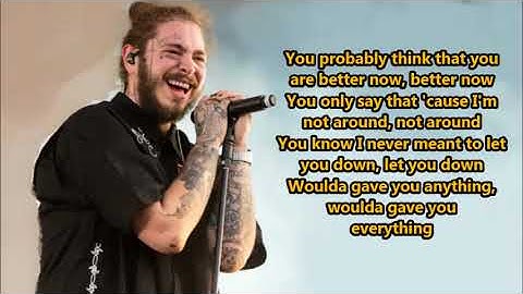 Thumbnail of Post Malone- Better Now (Lyrics) {HeyLyrics}