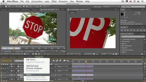 Adobe After Effects -  Animating Stills Using the Anchor Point