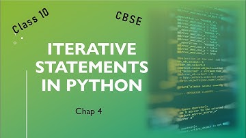 Python Basics || Iterative Statements in Python || Introduction