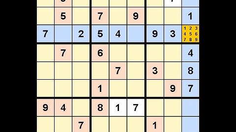 How to Solve New York Times Sudoku Hard August 18, 2021