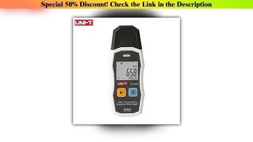 Best UNI-T Temperature Recorder UT330T UT330TH USB Data Logger Food Thermometer High Precision•••••