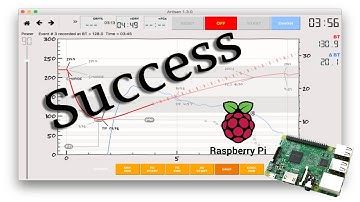 Artisan coffee roasting software on Raspberry Pi 3 setup success