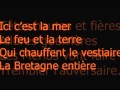 Hymne du fc lorient  paroles 