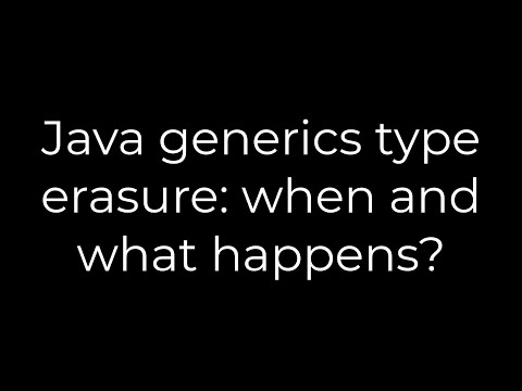 Java :Java generics