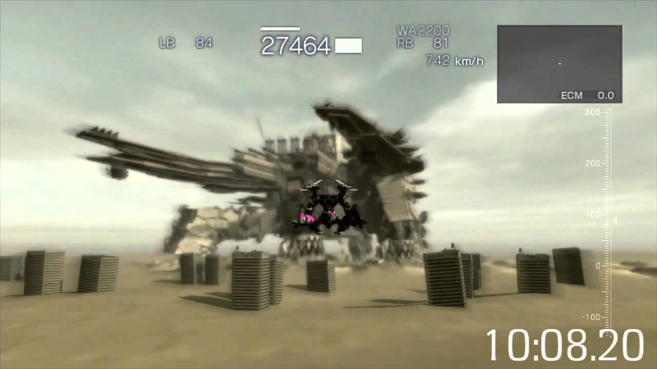 アーマードコア ACfA RTA 25:29.88 【Any% Defense Ending】