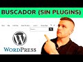 🔍 Cómo Añadir un BUSCADOR en WORDPRESS con Gutenberg (SIN PLUGINS)