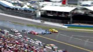 2013 NSCS Daytona 500: The Big One #1 Busch spins Kahne in Front of the Field