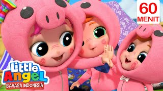 Cerita 3 Babi Kecil | Little Angel | Kartun Anak Anak | Moonbug Kids Indonesia