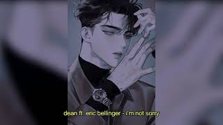 dean ft. eric bellinger - i'm not sorry (sped up + reverb) Resimi