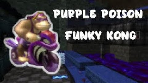 Poison Purple Funky Kong 【MKWII Texture Hack】