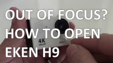 How to correct actioncam out of focus issue
