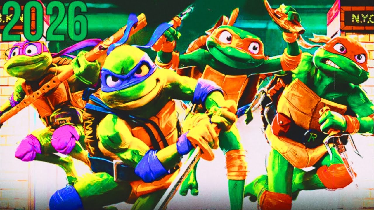 Teenage mutant ninja turtles sequel to be released in 10/9/2026 YouTube