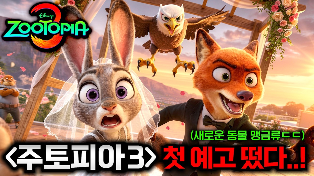 《주토피아 3》그냥 미쳤다..🔥 '2편' 이후 새롭게 등장한 동물들 '조류' + 주디와 닉 본격적인 연애 시작ㄷㄷ 진짜 떡밥 지리네..