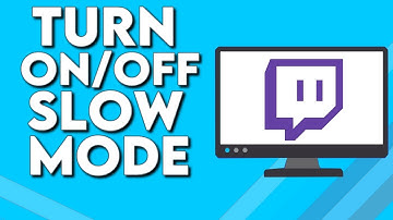 How To Turn On/Off Slow Mode on Your Stream Chat on Twitch PC