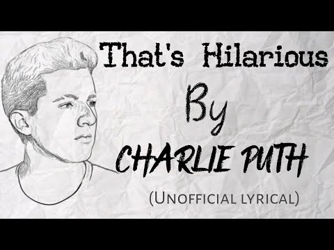 Charlieputh That S Hilarious Lyrical Charlieputh Thatshilarious Lyrics Newsong
