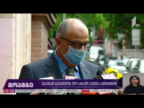 უკრაინაში საქართველოს ელჩი საგარეო საქმეთა სამინისტროში