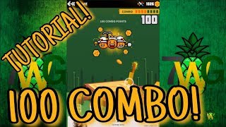 How to get a 100 combo? Tutorial on throwing basic knife! | Flippy Knife screenshot 5