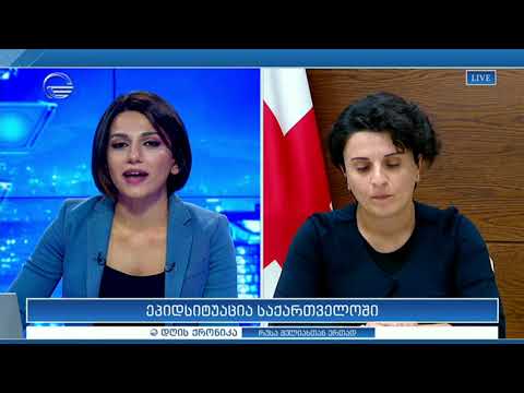 ნათია მეზვრიშვილი საქართველოში არსებულ ეპიდვითარებაზე - \"დღის ქრონიკა\"