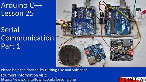 #140 Arduino C++ Lesson 25 - Serial Communication Part 1