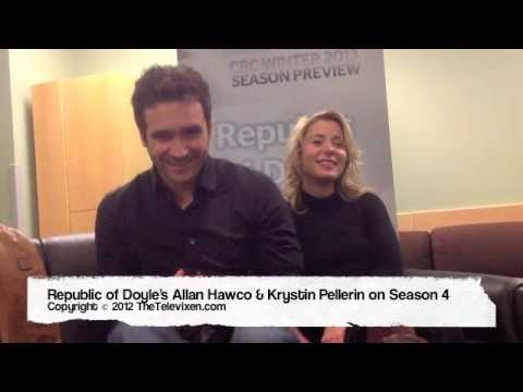 Republic of Doyle's Allan Hawco and Krystin Pellerin - YouTube