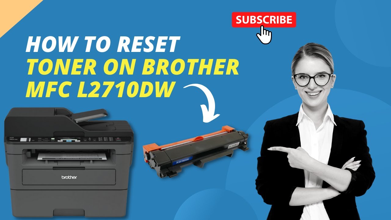 Brother MFC-L2710DW Printer Toner Cartridges Installation 