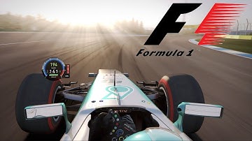 F1 2013 Hockenheimring Onboard // Lewis Hamilton // Assetto corsa