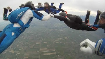 8way skydive-3p. over Greek Freefall Club