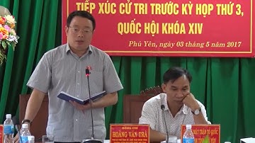 Lần đầu tiên Đoàn Đại biểu Quốc hội tỉnh Phú Yên tiếp xúc cử tri theo chuyên đề