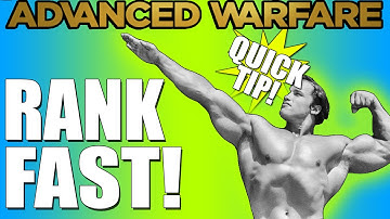 "How to Rank Up FAST and get EASY XP!" ★ Call of Duty: Advanced Warfare (COD: AW Quick Tips)