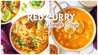 Red Curry Noodle Soup | This Savory Vegan