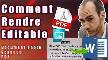 comment convertir un document pdf en word || comment MODIFIER LE TEXT D