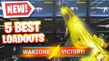 WARZONE - NEW 5 BEST LOADOUTS + GUNS AFTER UPDATE 1.18! (Modern Warfare Warzone 5 Best Class Setups)