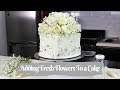 The Easiest Way To Add Fresh Flowers To A Cake (Food Safe) | CHELSWEETS