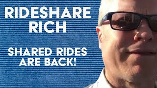 Shared Rides are Back! #ridesharedriver #uberdriver #lyftdriver by Rideshare Rich 200 views 1 year ago 2 minutes, 58 seconds